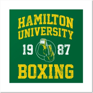 Hamilton University Boxing Posters and Art